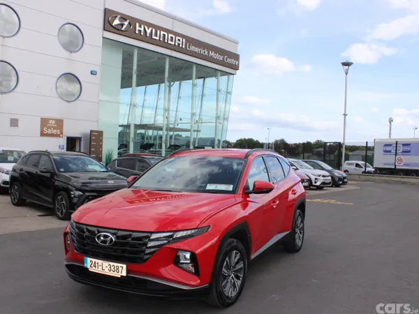 Hyundai Tucson SUV, Petrol Hybrid, 2024, Red