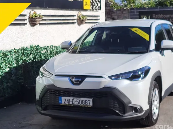Toyota Corolla Cross SUV, Petrol Hybrid, 2024, White