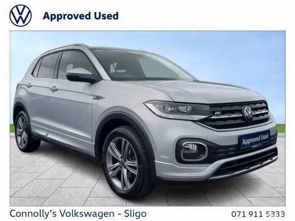 Volkswagen T-Cross SUV, Petrol, 2024, Silver
