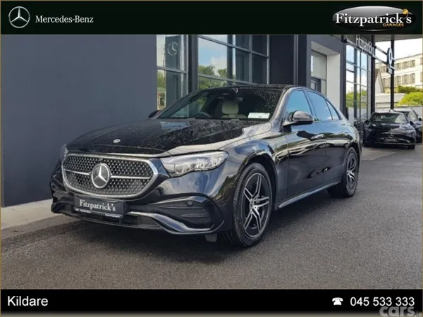 Mercedes-Benz E-Class Saloon, Diesel Plug-in Hybrid, 2026, Black