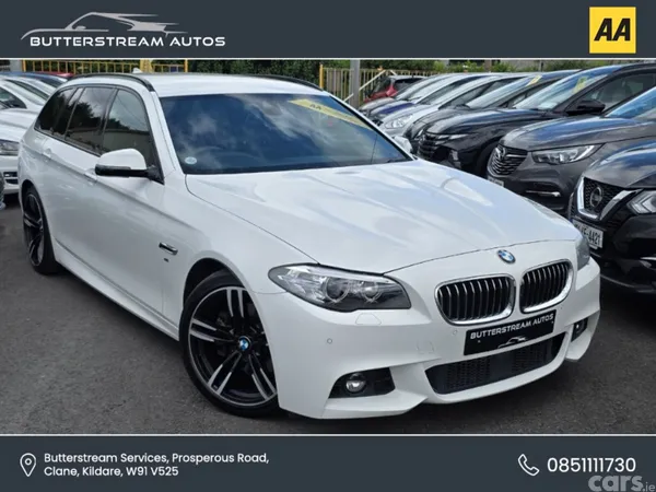 BMW 5-Series Estate, Diesel, 2015, White