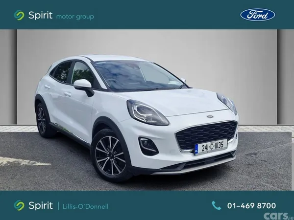 Ford Puma MPV, Petrol Hybrid, 2024, White