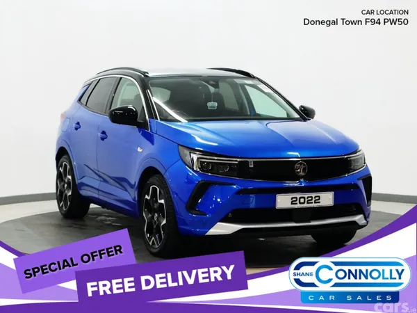 Opel Grandland Hatchback, Petrol Hybrid, 2022, Blue