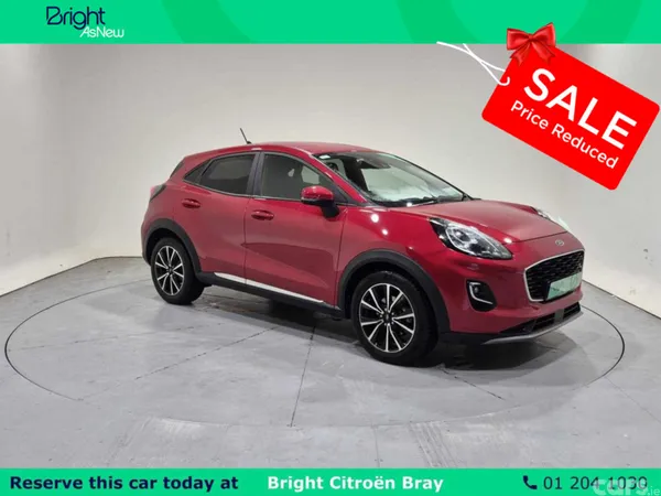 Ford Puma MPV, Petrol Hybrid, 2022, Red