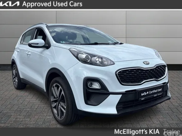 Kia Sportage MPV, Diesel Hybrid, 2021, White