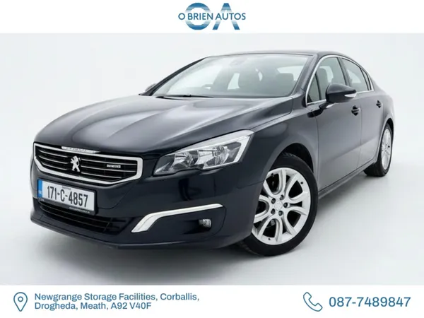 Peugeot 508 Saloon, Diesel, 2017, Black