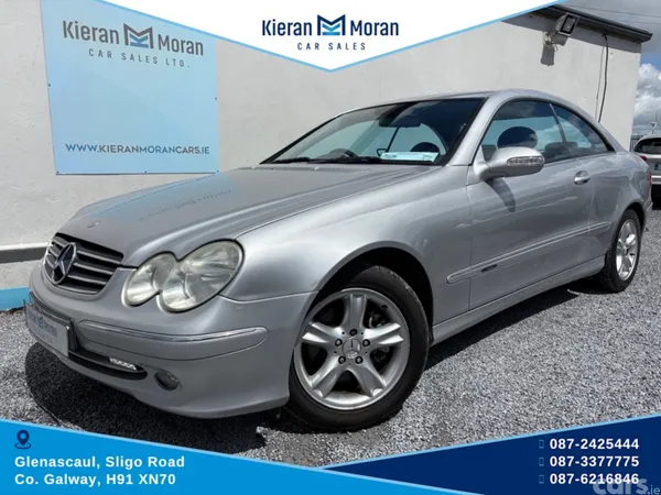 Mercedes-Benz CLK Coupe, Petrol, 2002, Silver