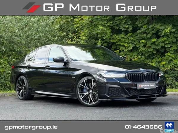 BMW 5-Series Saloon, Petrol Plug-in Hybrid, 2023, Black