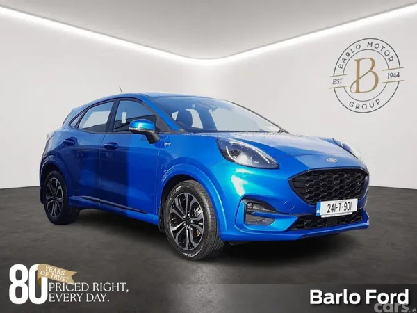 Ford Puma MPV, Petrol Hybrid, 2024, Blue