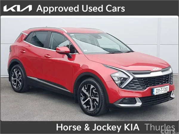 Kia Sportage SUV, Diesel Hybrid, 2023, Red