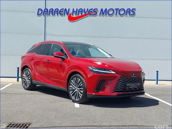 Lexus RX450H+ Estate, Petrol Hybrid, 2024, Red
