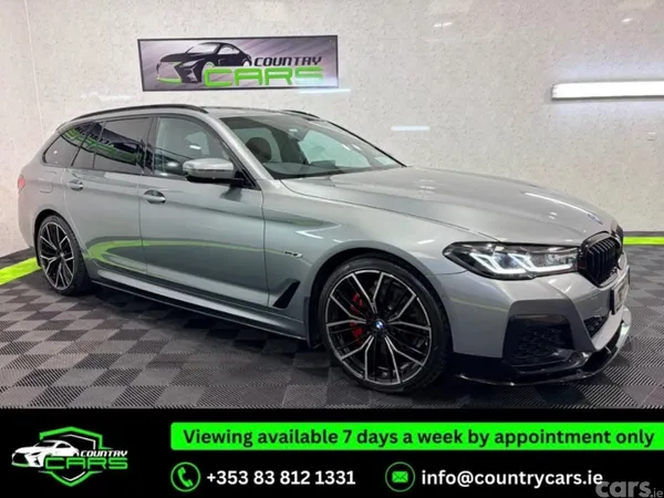 BMW 5-Series Estate, Petrol Plug-in Hybrid, 2023, Grey