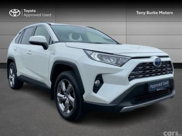 Toyota RAV4 SUV, Petrol Hybrid, 2021, White