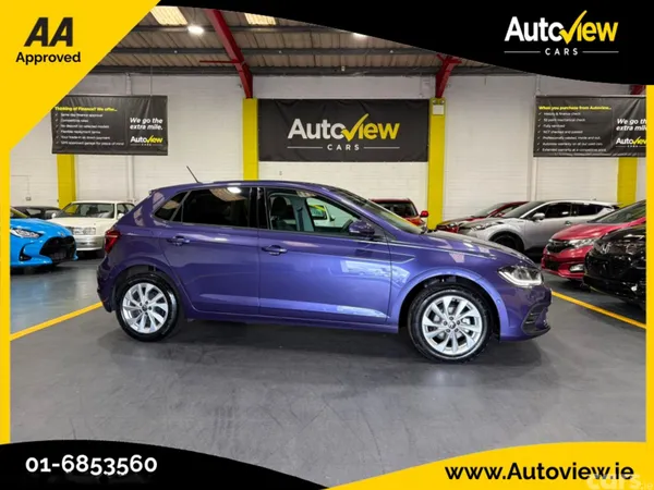 Volkswagen Polo Hatchback, Petrol, 2022, Purple