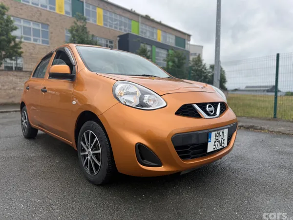 Nissan March Hatchback, Petrol, 2019, Orange