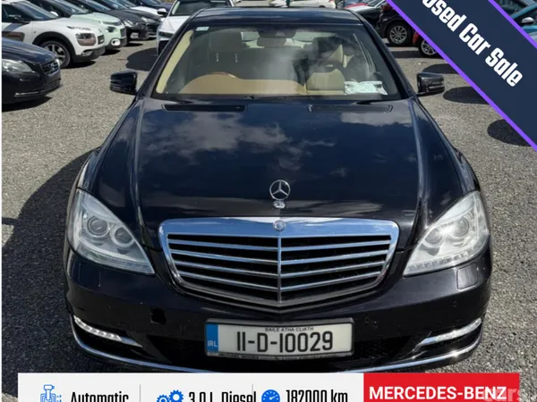 Mercedes-Benz S-Class Saloon, Diesel, 2011, Black