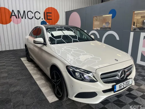 Mercedes-Benz C-Class Saloon, Petrol Plug-in Hybrid, 2016, White