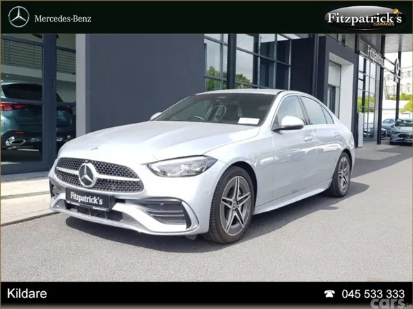 Mercedes-Benz C-Class Saloon, Diesel Hybrid, 2022, Silver