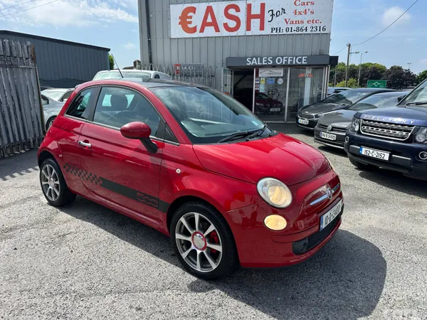Fiat 500 Hatchback, Petrol, 2010, Red