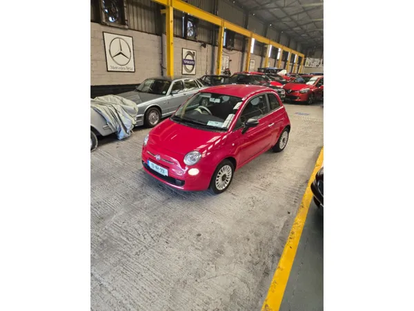 Fiat 500 Hatchback, Petrol, 2015, Red