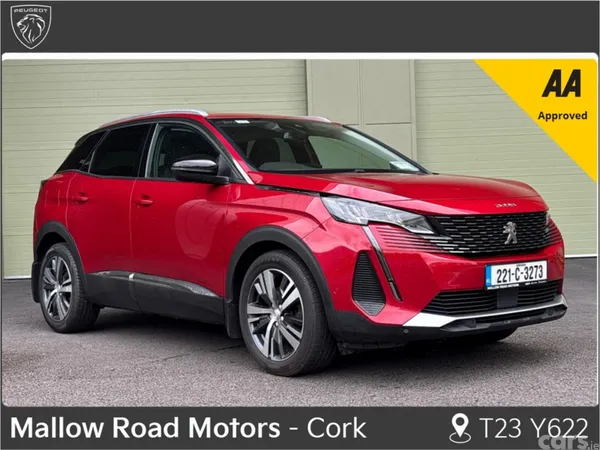 Peugeot 3008 SUV, Diesel, 2022, Red