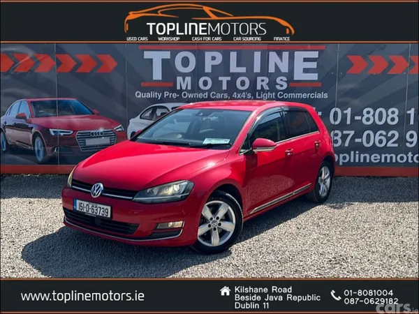 Volkswagen Golf Hatchback, Petrol, 2016, Red