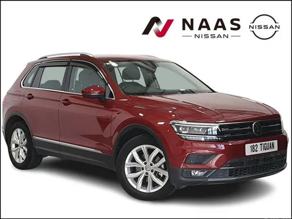 Volkswagen Tiguan SUV, Petrol, 2018, Red