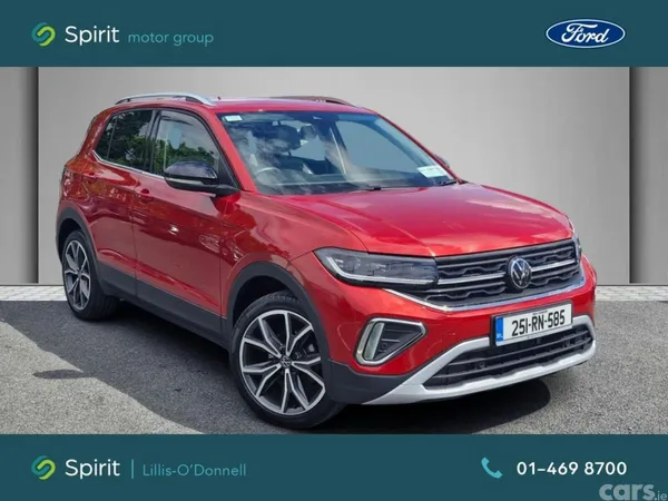 Volkswagen T-Cross SUV, Petrol, 2025, Red
