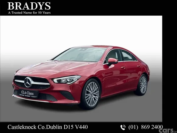 Mercedes-Benz CLA Coupe, Petrol, 2021, Red