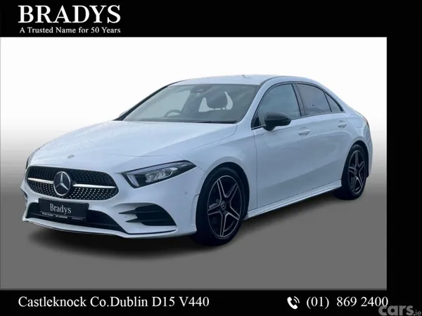 Mercedes-Benz A-Class Saloon, Petrol, 2019, White
