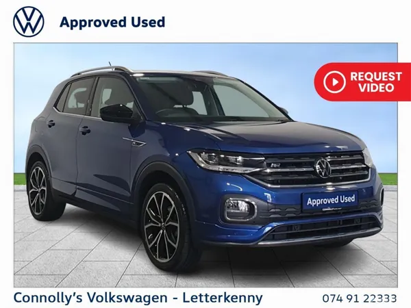 Volkswagen T-Cross SUV, Petrol, 2023, Blue