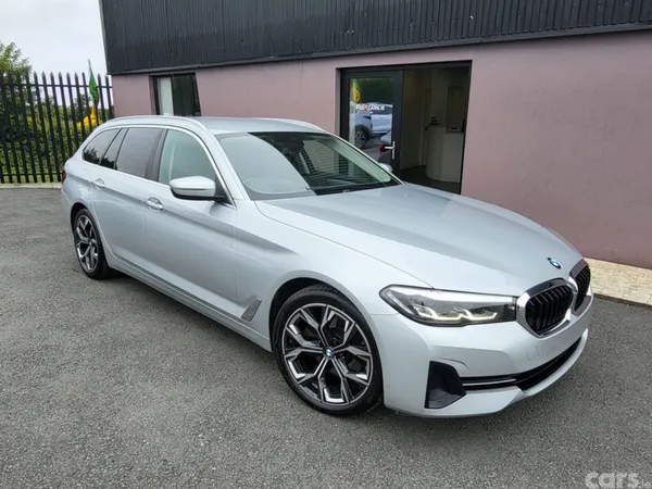 BMW 5-Series Estate, Diesel Hybrid, 2020, Silver