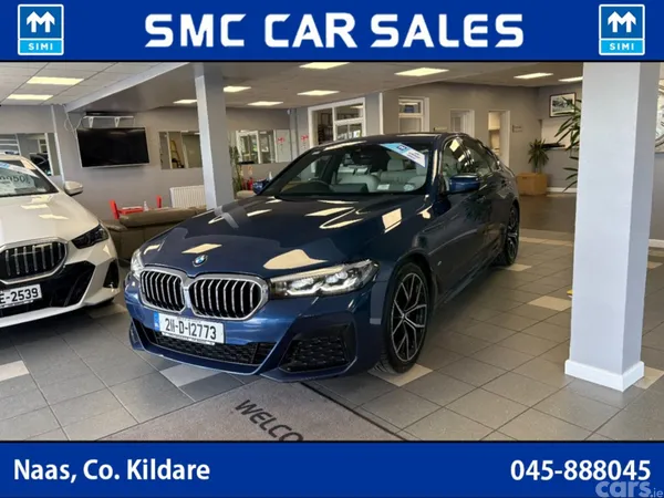 BMW 5-Series Saloon, Diesel, 2021, Blue