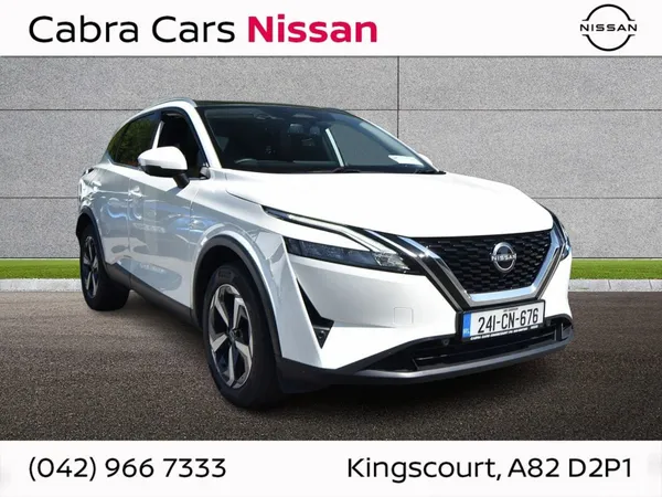 Nissan Qashqai SUV, Petrol Hybrid, 2024, White