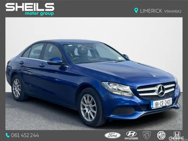 Mercedes-Benz C-Class Saloon, Petrol, 2018, Blue