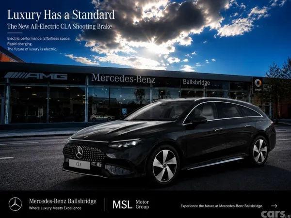 Mercedes-Benz CLA Estate, Petrol Hybrid, 2026, Black