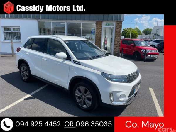 Suzuki Vitara SUV, Petrol Hybrid, 2022, White