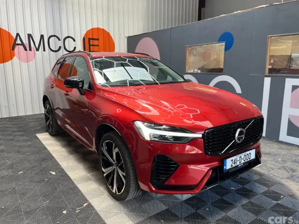 Volvo XC60 SUV, Petrol Plug-in Hybrid, 2024, Red