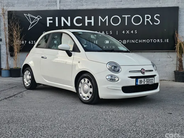 Fiat 500 Hatchback, Petrol, 2018, White