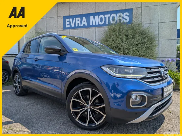 Volkswagen T-Cross SUV, Petrol, 2020, Blue