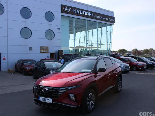 Hyundai Tucson SUV, Petrol Hybrid, 2021, Red
