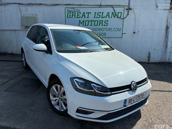 Volkswagen Golf Hatchback, Petrol, 2018, White