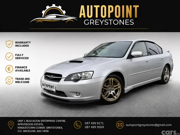 Subaru Legacy Saloon, Petrol, 2004, Silver