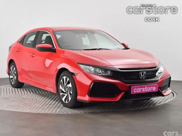 Honda Civic Hatchback, Petrol, 2018, Red