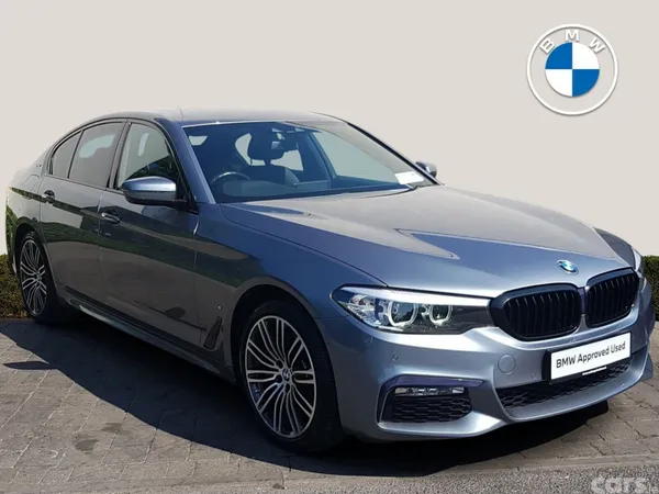 BMW 5-Series Saloon, Petrol Plug-in Hybrid, 2018, Grey