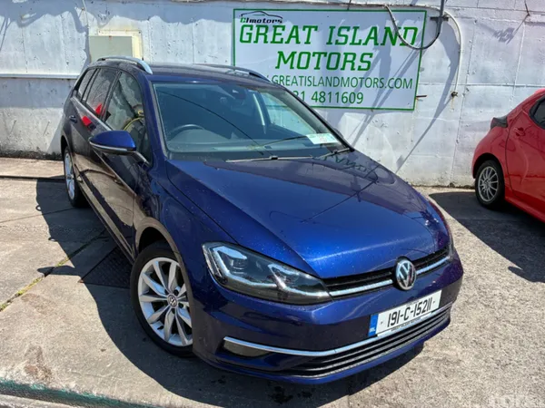 Volkswagen Golf Estate, Petrol, 2019, Blue