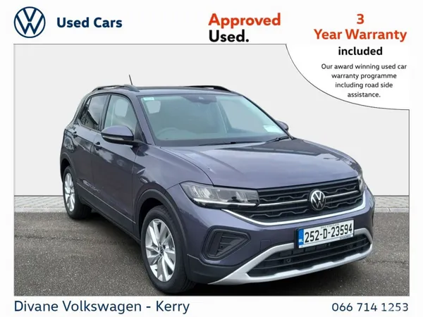Volkswagen T-Cross SUV, Petrol, 2025, Grey