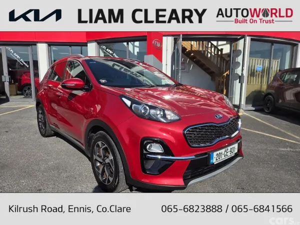 Kia Sportage MPV, Diesel, 2020, Red