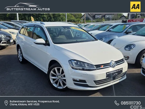 Volkswagen Golf Estate, Petrol, 2014, White