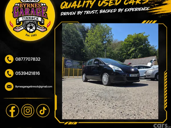 Peugeot 5008 MPV, Diesel, 2010, Black